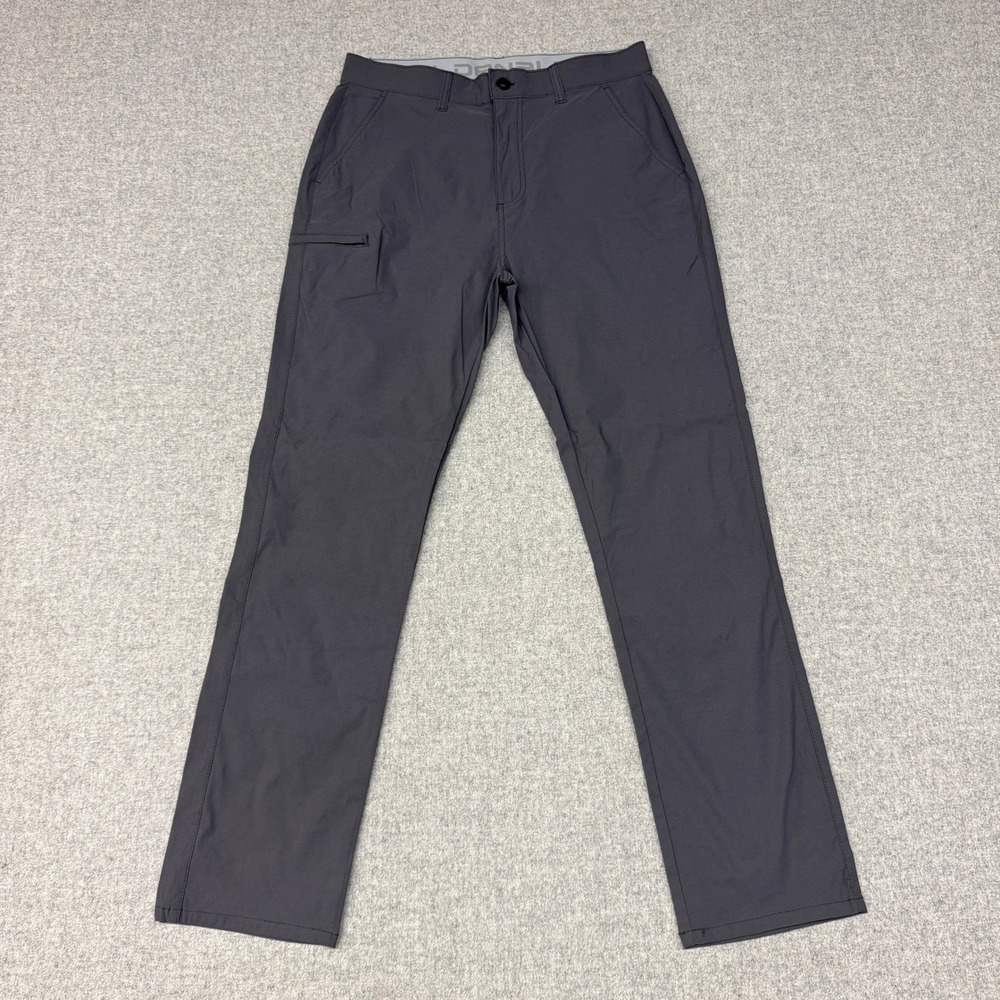 Denali Performance Pants 32x32 Gray Stretch Outdoor Hiking Side Zip Pocket Mens